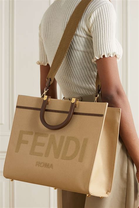 fendi sunshine small tote|fendi sunshine shopper tote.